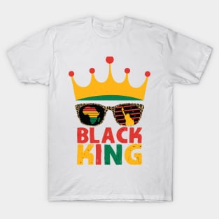 Young King Crown African American Kids Boys 1865 Juneteenth T-Shirt